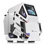 Thermaltake AHT200 TG Snow Edition Case - White, 2x Tempered Glass