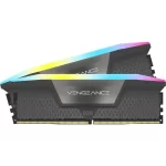 CORSAIR Vengeance RGB 32GB Memory Kit - Black, 32GB (2x16GB) DDR5, 5200MHz, CL40 (CMH32GX5M2B5200C40)