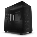 NZXT H9 Flow All Black Case - Mattle Black