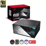 ASUS ROG Thor 1600T Gaming PSU - 1600W 80Plus Titanium - Aura Sync, ROG heatsink (ROG-THOR-1600T-GAMING)