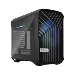 Fractal Design Torrent Nano RGB Black TG Light Tint mITX Airflow Mini Tower PC Gaming Case - Dark Tint Tempered Glass Side Panels