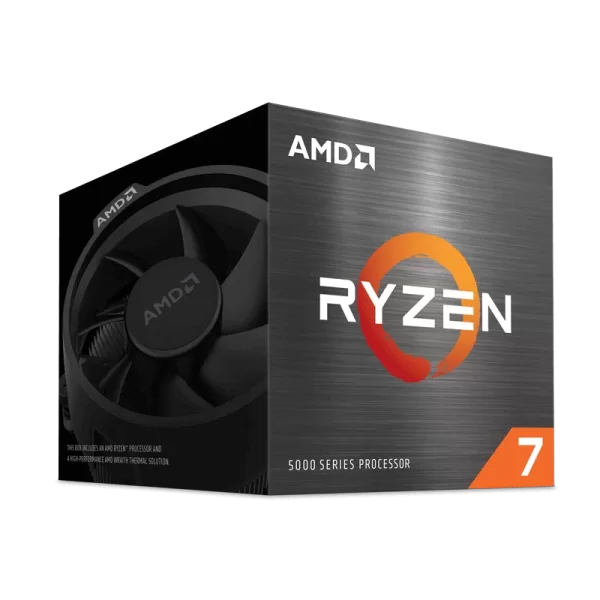 AMD Ryzen 7 5700 Processor - 8C16T, 3.7 GHz up to 4.6 GHz, AM4 Cezanne Zen 3, PCIe® 3.0, AMD Wraith Stealth