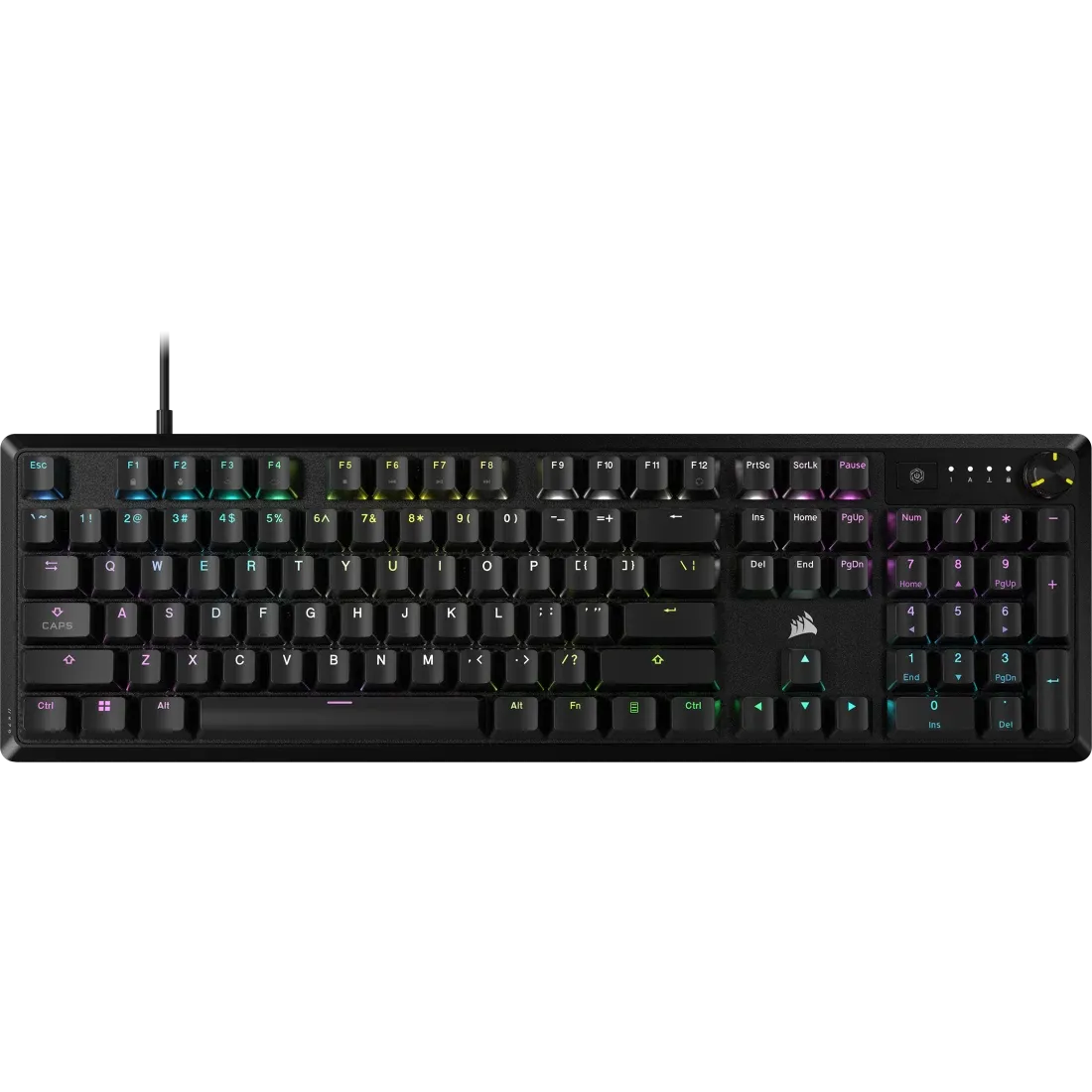Bàn Phím Cơ CORSAIR K70 CORE RGB Black – MLX Red, Full Size 104 Phím 1 Bàn Phím Cơ CORSAIR K70 CORE RGB Black – MLX Red, Full Size 104 Phím