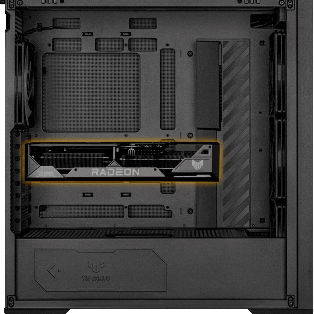 ASUS TUF Gaming GT302 ARGB White Case 52 Graphics Card Support