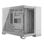 CORSAIR 2500X White - Dual Chamber, Tempered Glass, mATX Mid Tower Case
