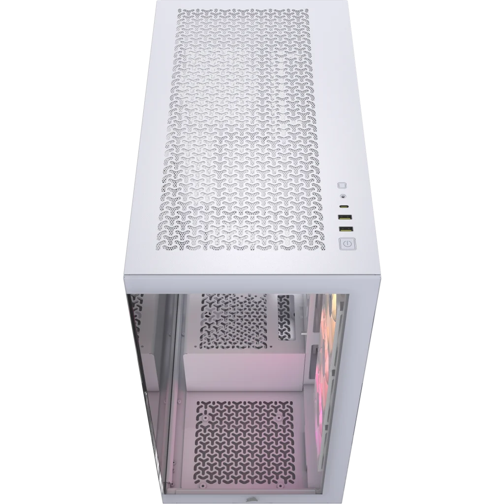 CORSAIR 3500X ARGB White Glass PC Case - Mid-Tower, 3x RS120 ARGB fans, Reverse Connection Motherboard Compatible 2 CORSAIR 3500X ARGB White Glass PC Case - Mid-Tower, 3x RS120 ARGB fans, Reverse Connection Motherboard Compatible - Ảnh 2