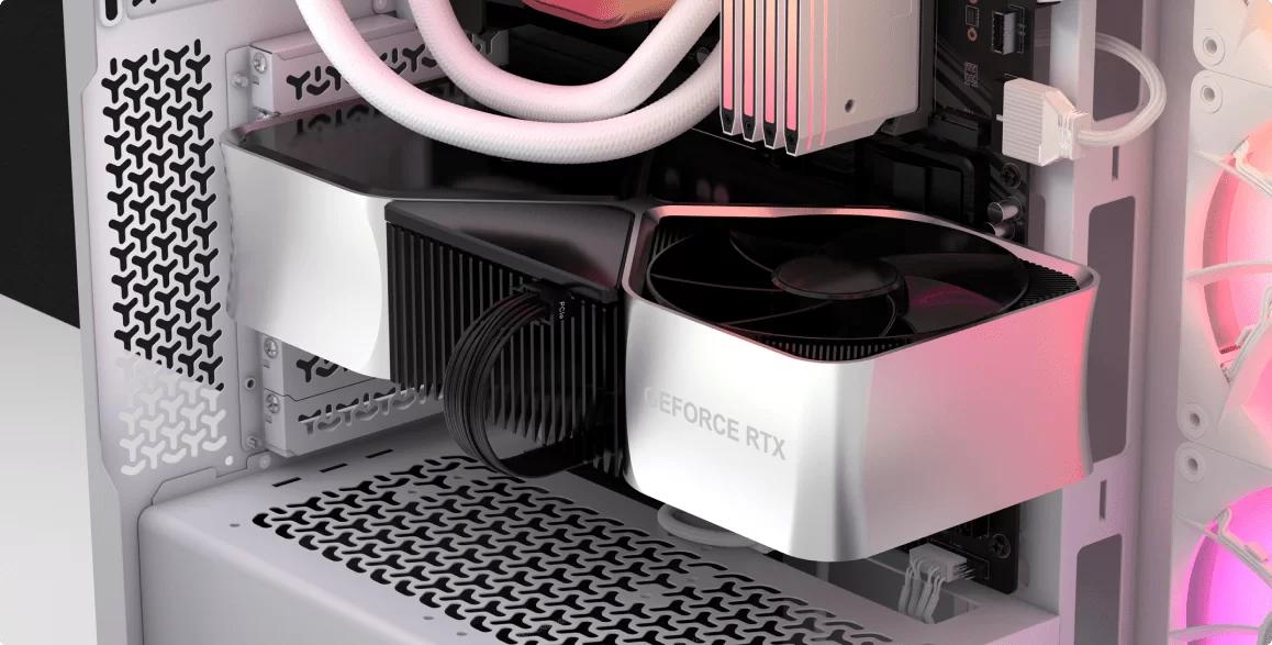 CORSAIR 3500X ARGB White Glass PC Case - Mid-Tower, 3x RS120 ARGB fans, Reverse Connection Motherboard Compatible 31 Panel05 Image 1 White