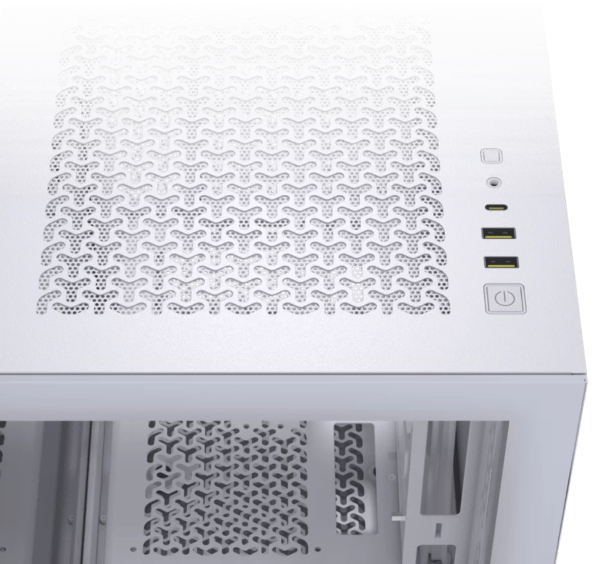 CORSAIR 3500X ARGB White Glass PC Case - Mid-Tower, 3x RS120 ARGB fans, Reverse Connection Motherboard Compatible 43