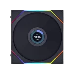 Lian Li UNI FAN TL LCD 140 Single Black Fan (14TLLCD1B) - 1x 140mm fans