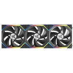 Lian Li UNI FAN SL Wireless Reverse Blade 120 Triple Black Fan (12RSL1W3B) - 3x 120mm, Controller included