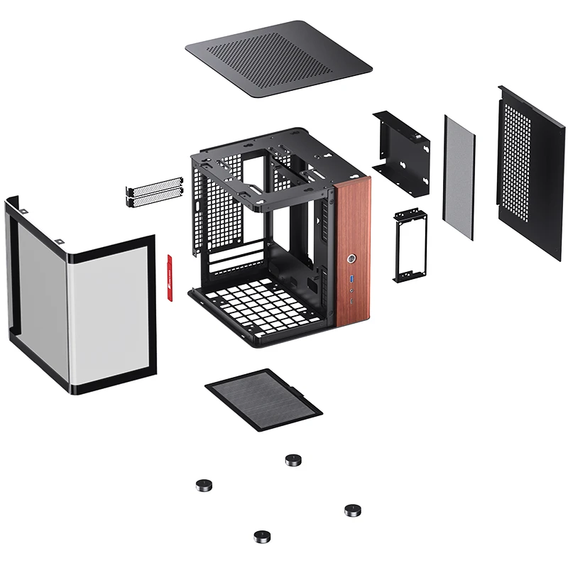 JONSBO TK-0 Separated Cabinet ITX Case 8 JONSBO TK-0 Separated Cabinet ITX Case - Ảnh 8