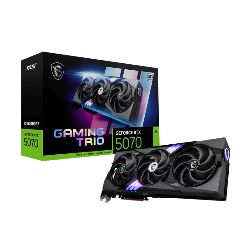 MSI GeForce RTX 5070 12G GAMING TRIO OC Graphics Card 1 MSI GeForce RTX 5070 12G GAMING TRIO OC Graphics Card
