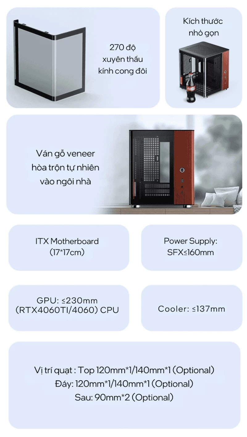 JONSBO TK-0 Separated Cabinet ITX Case 26 TK 0 page 1