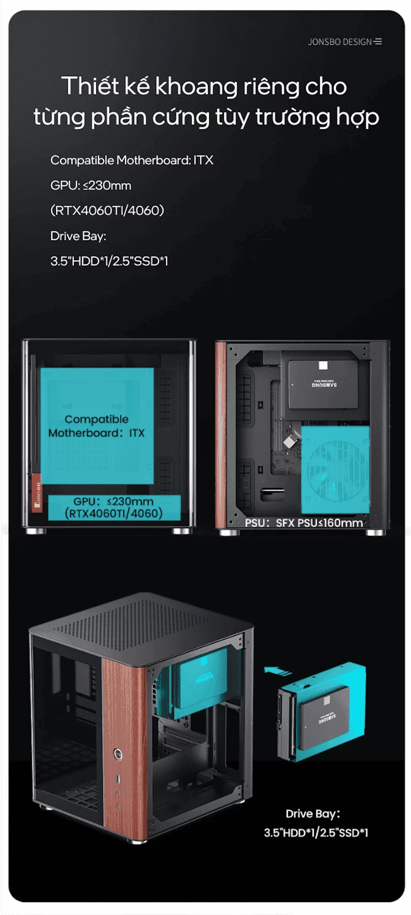 JONSBO TK-0 Separated Cabinet ITX Case 32 TK 0 page 8