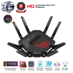 ASUS ROG Rapture GT-BE98 WiFi 7 Gaming Router - BE25000 Quad-band AiMesh, AURA RGB,