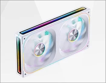 JONSBO ZA-360B Fan Case - 3in1, 120mm PWM 3Pin ARGB, 4-Sides Infinity Mirror 28 2 3