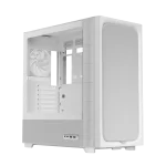 TRYX FLOVA F50 White Mid-Tower ATX Case, Fabric Finish, TCF Cross-Flow Fan