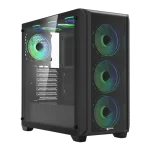 JETEK CSGO2 Z7 Black E-ATX Case - 3x120mm fan included