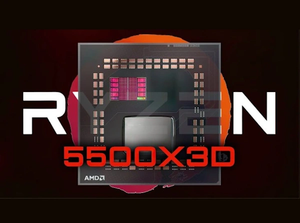 CPU AMD Ryzen 5 5500X3D 6C/12T, 96MB 3D V-Cache, AM4 16 AMD Ryzen 5 5500X3D CPU Gaming 3D V-Cache