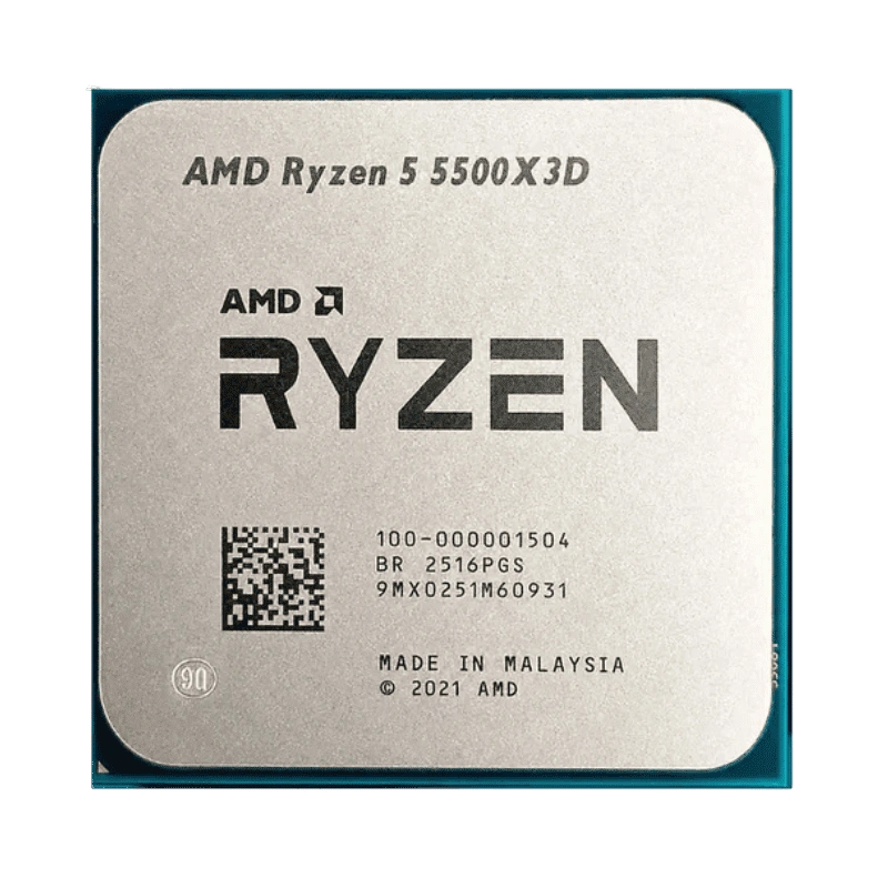 CPU AMD Ryzen 5 5500X3D 6C/12T, 96MB 3D V-Cache, AM4 1 CPU AMD Ryzen 5 5500X3D 6C/12T, 96MB 3D V-Cache, AM4