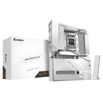 GIGABYTE B850 AORUS STEALTH ICE Mainboard – AMD B850, AM5, DDR5, Wi-Fi 7