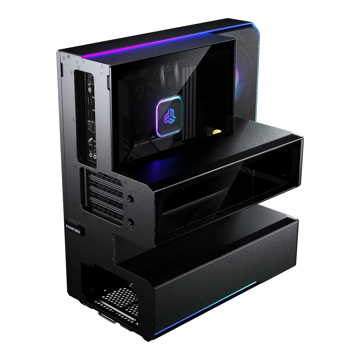 Phanteks EX5-Plus Mid Tower Black Case – Tích Hợp AIO 360mm 5 Phanteks EX5-Plus Mid Tower Black Case – Tích Hợp AIO 360mm - Ảnh 5