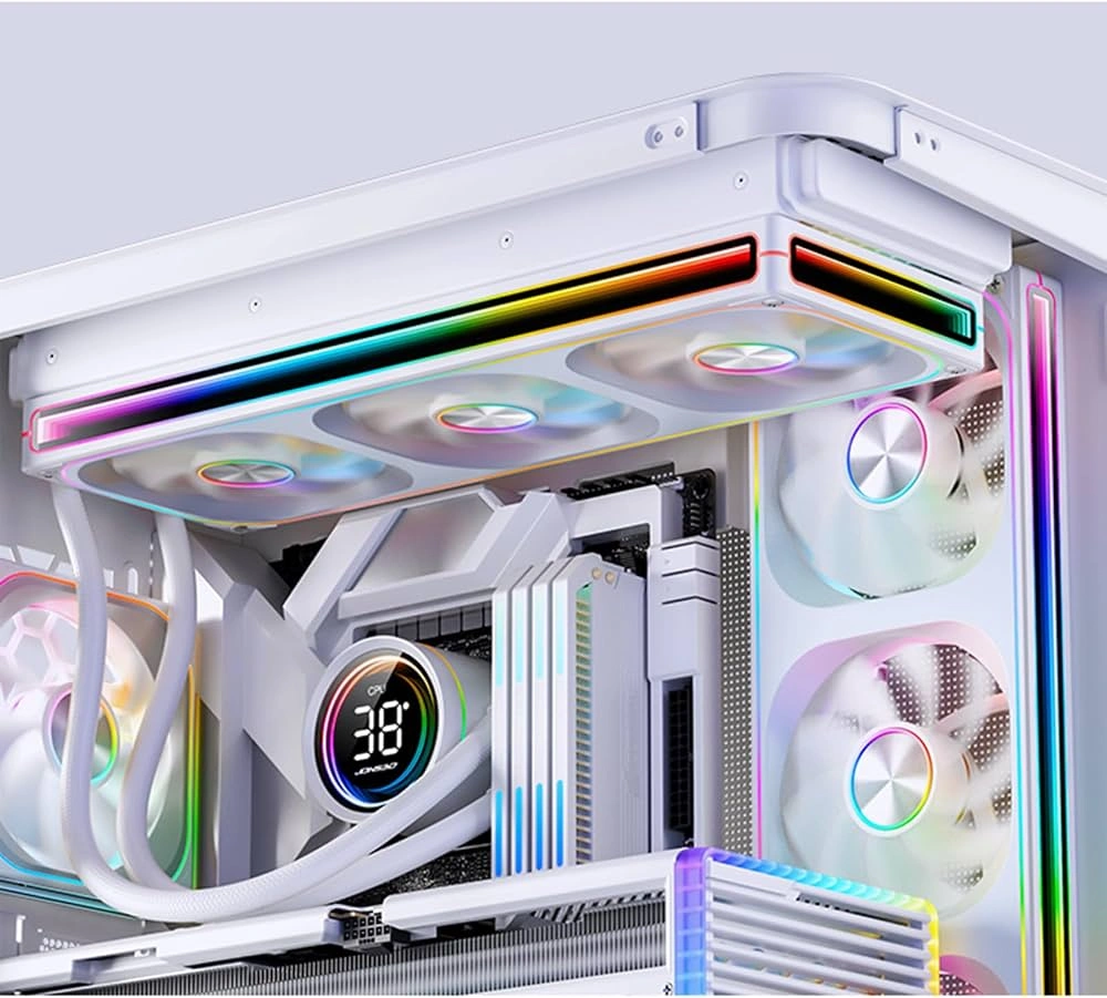 Fan Case Jungle Leopard TF360 ARGB White Reverse – 3x120mm Liền Khối, Gió Ngược 12 Jungle Leopard TF360 ARGB White Reverse White Build ARGB