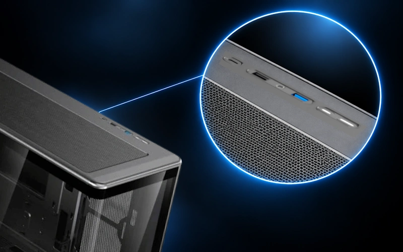 MIK H7 CURVED 360 M-ATX Case – Kính cong Panorama, hỗ trợ AIO 360mm 31 CASE MIK H7 CURVED 360 M-ATX USB Type-C