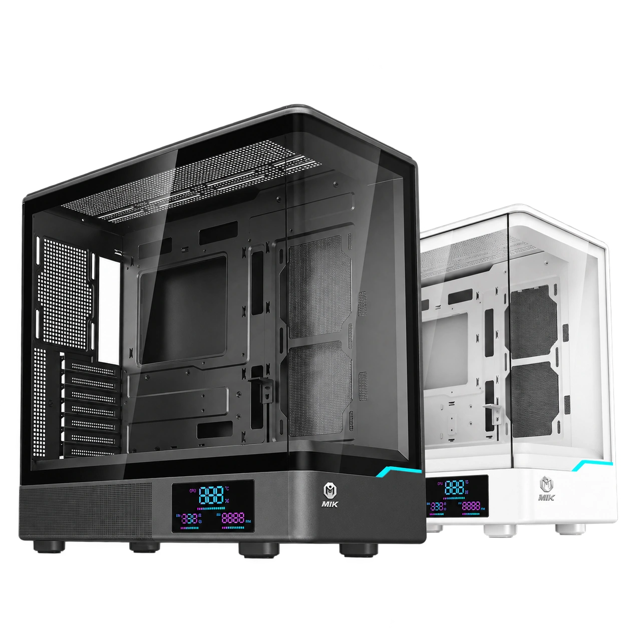 MIK H7 CURVED 360 M-ATX Case – Kính cong Panorama, hỗ trợ AIO 360mm 1 MIK H7 CURVED 360 M-ATX Case – Kính cong Panorama, hỗ trợ AIO 360mm