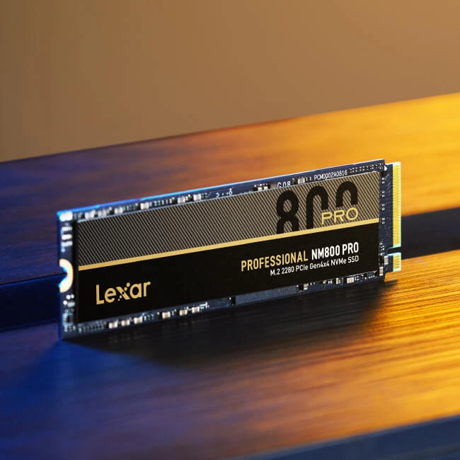Lexar Professional NM800 PRO 512GB tương thích PS5 với heatsink phù hợp
