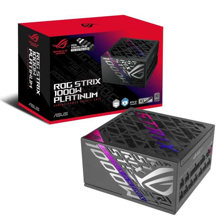Nguồn ASUS ROG Strix 1000W Platinum (ROG Equalizer) – ATX 3.1, 80 Plus Platinum 2 Nguồn ASUS ROG Strix 1000W Platinum (ROG Equalizer) – ATX 3.1, 80 Plus Platinum - Ảnh 2