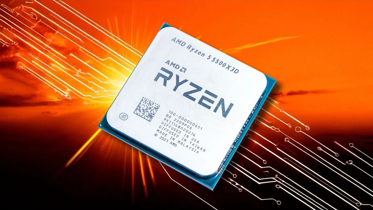 CPU AMD Ryzen 5 5500X3D 6C/12T, 96MB 3D V-Cache, AM4 12 AMD Ryzen 5 5500X3D CPU Gaming AM4
