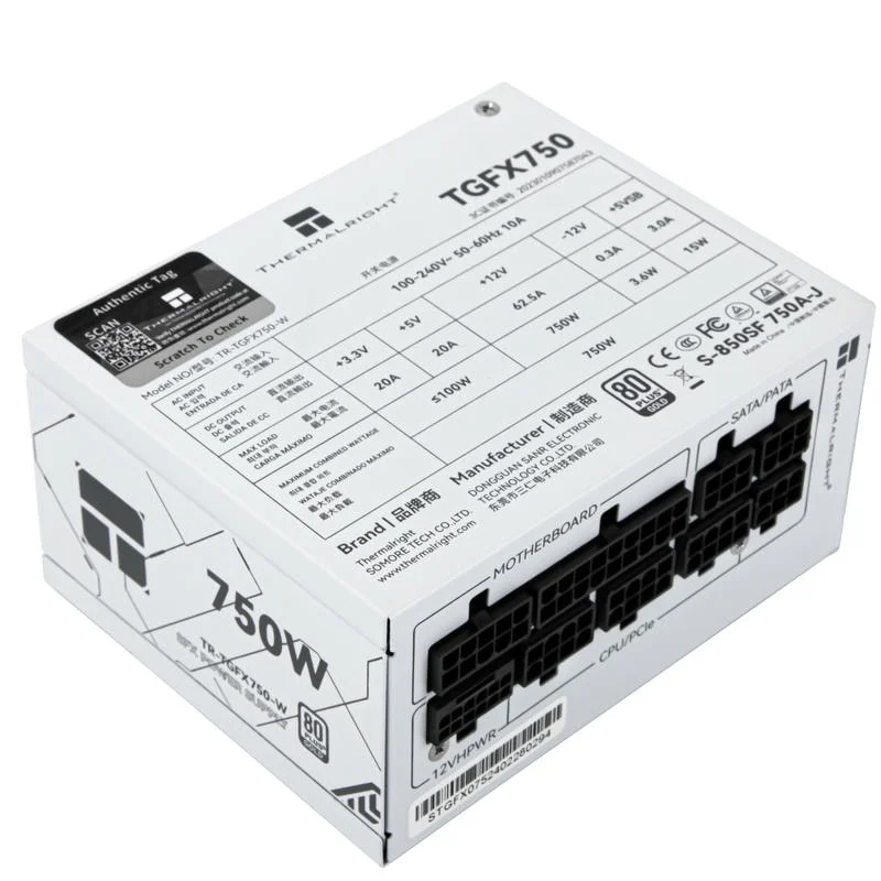 Nguồn Thermalright TGFX-750 750W SFX 80 Plus Gold Full-Modular 5 Nguồn Thermalright TGFX-750 750W SFX 80 Plus Gold Full-Modular - Ảnh 5