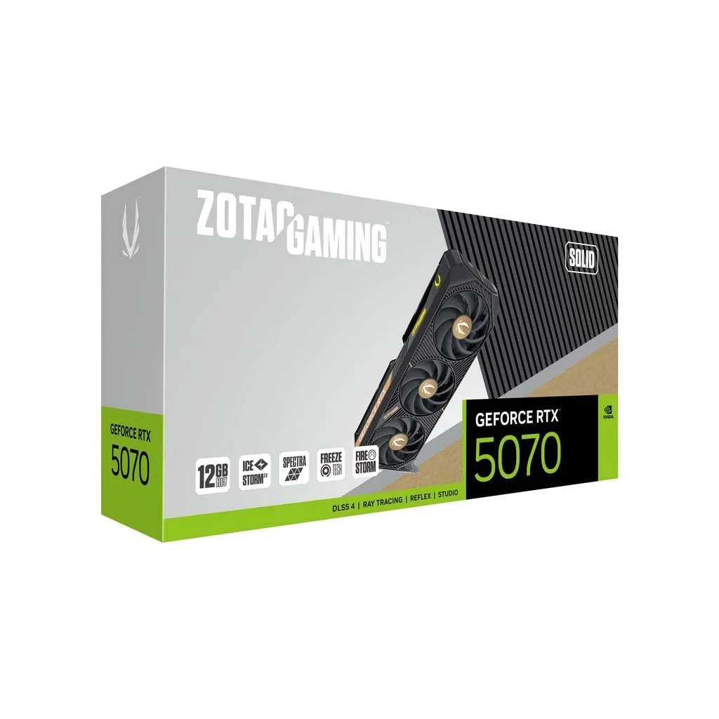 ZOTAC GAMING GeForce RTX 5070 SOLID OC 12GB GDDR7 Graphics Card 9 ZOTAC GAMING GeForce RTX 5070 SOLID OC 12GB GDDR7 Graphics Card - Ảnh 9