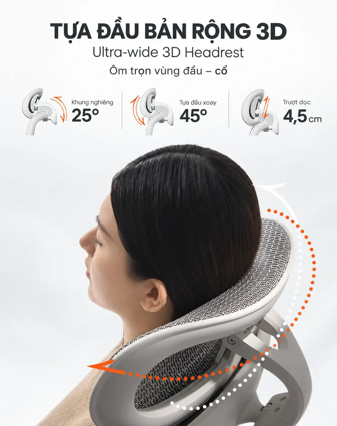 Ghế Công Thái Học Gami C300 Pro tựa đầu Ultra-wide 3D