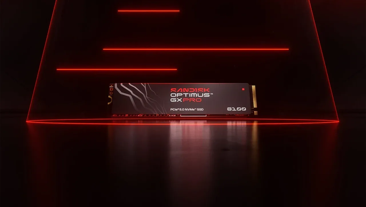 SANDISK Optimus GX PRO 8100 NVMe SSD 1TB PCIe 5.0 hiệu năng cao