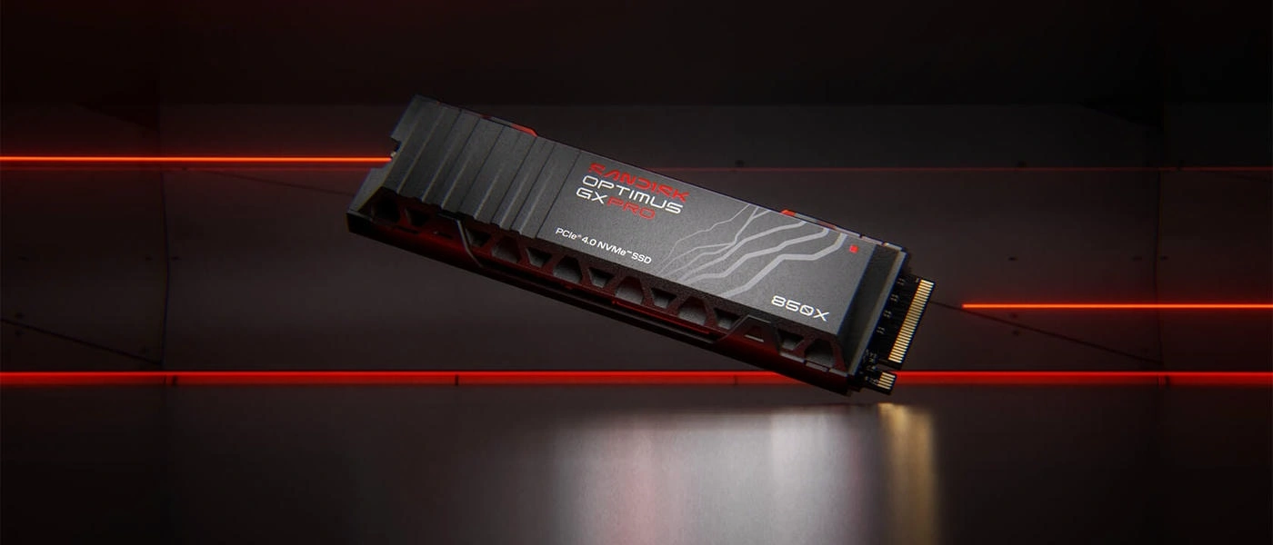 SANDISK Optimus GX PRO 850X Heatsink NVMe SSD 2TB hiệu năng PCIe 4.0