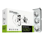 ZOTAC GAMING GeForce RTX 5060Ti 8GB MOON WHITE OC Graphics Card