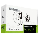 ZOTAC GAMING GeForce RTX 5060Ti 8GB MOON WHITE OC Graphics Card 15 zt b50610c 10m image08